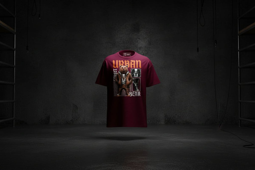 Unisex T-Shirt "Urban BEAR" - Streetwear - size_range | Black Ursus
